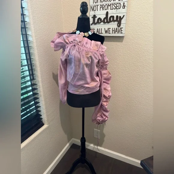 H&M Light Purple Ruffle Blouse - Picture 9 of 10